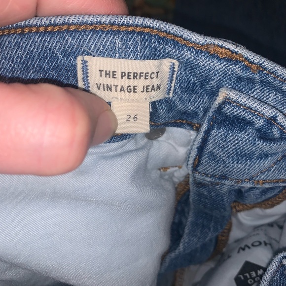 Madewell the perfect vintage jean sz 26 - Picture 4 of 5